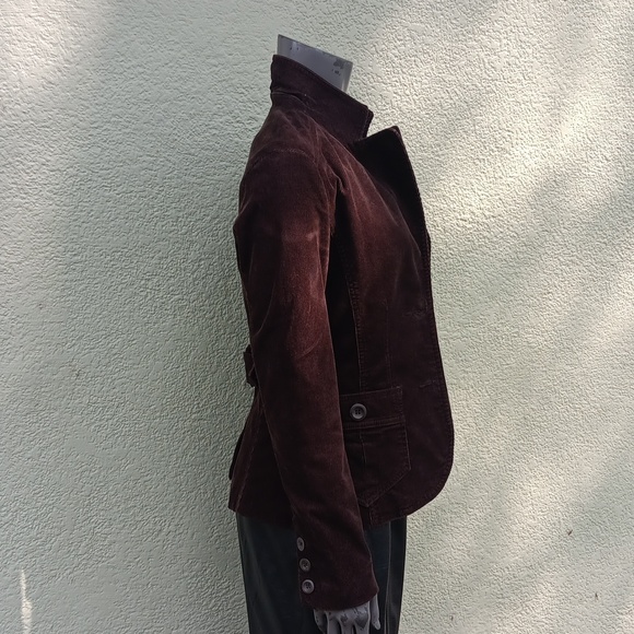 H&M (Hennes & Mauritz) LADIES 98% COTTON LUX COURDUROY (2) BUTTON JACKET - Picture 10 of 17